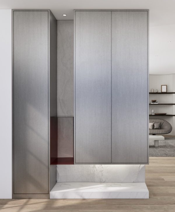 Foyer Cabinet: Sleek Serenity Foyer